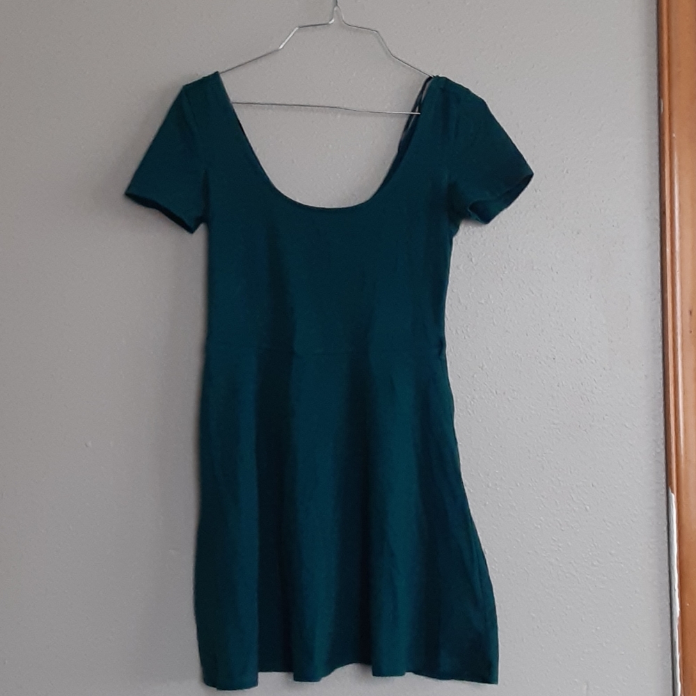 Dark green dress